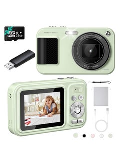 Buy Digital Camera, Student Camera with 32GB Card Autofocus 48MP Camera, 16x Zoom Stabilization Vlog Camera, Compact Small Camera for Boys, Girls, Teens in Saudi Arabia