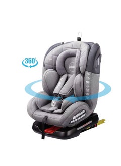 Buy Convertible Car Seat, 360° Rotating Seat, Rear-Facing or Forward-Facing Car Seat,grey in Saudi Arabia