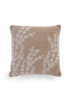 Buy Arizbeth Fauna Filled Cushion 45X45cm - Beige in UAE