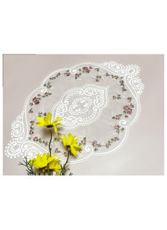 Buy Embroidered Lace Table Mat Placemat Home Accessories in Saudi Arabia