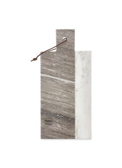 اشتري Ecure Marble Chopping Board, White & Grey في الامارات