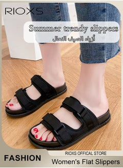 Buy Women's Sandals Slippers, Lightweight Women's Comfort Sandals With Adjustable Backstrap, Adjustable Slippers For Women, Fashion Casual Slip-Ons, Ladies Sandals With Arch Support For Indoor Outdoor Wear in Saudi Arabia