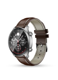 اشتري Cosmos Luxe 3، 1.43 بوصة Amoled Display Smartwatch، قرص دائري الشكل، متوافق مع Android وiOS، IP67 مقاوم للماء، جناح صحي، وجوه ساعة متعددة، مساعدة صوتية للذكاء الاصطناعي، ويسكي براون في الامارات