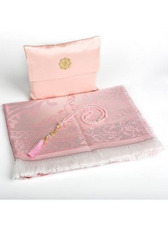 اشتري MuslimPrayerRug PrayerMatPrayerRug PrayerMatsMuslim PortablePrayerMat TravelPrayer MatWithPrayerBeadsRamadanGift Sajadah IslamicGiftsForWomen(Pink) في الامارات