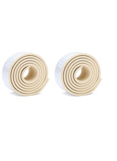 اشتري Table Anti-Collision Angle and Edge Protector, 2 Pack Baby Anti-Collision Edge Protector, Bed Ladder Pads Anti-Collision Strip, Thickened and Widened Anti-Collision Protection Strip, Beige في السعودية