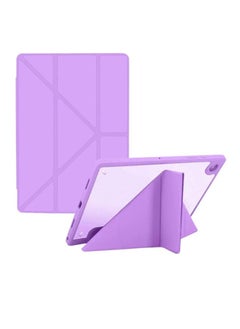 Buy Case Compatible With Samsung Galaxy Tab S6 Lite 10.4 inch Smart Tablet Cover Case, Slim Protective Folio Shell Cover, Multi-Angle Viewing TPU Leather Case with Auto Wake/Sleep (light purple) in Egypt