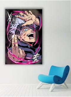 Buy Wall Art Printed Frame Jujutsu Kaisen in Saudi Arabia