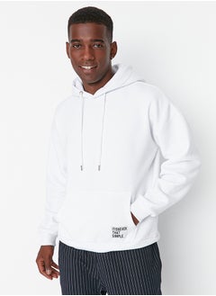 Buy Sweatshirt - White - Oversize in Egypt