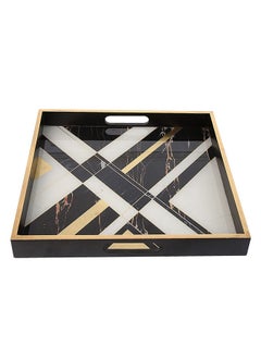 Buy Printed Square Shaped Serving Tray in UAE