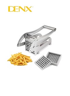 Buy Stainless Steel Manual Potato Cutter, French Fries Slicer, for Potatoes, Carrots, Cucumbers and Other Vegetables.DX2026 in Saudi Arabia