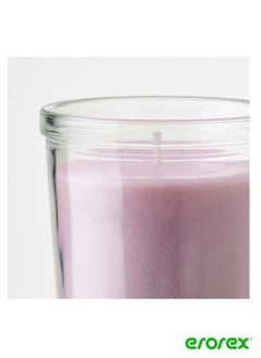 Buy Scented candle in glass pink in Saudi Arabia