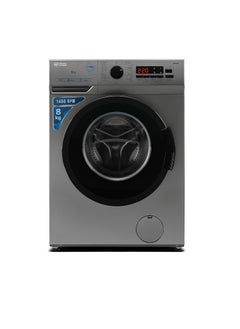 Buy General Supreme Washing Machine Automatic Front Load 8 KG, 15 Programs, Silver, GSFLN80 in Saudi Arabia