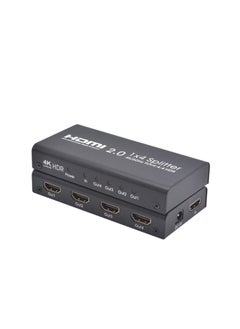 Buy 5 Port 1 x 5 HDMI Switch Switcher Selector Splitter Hub For HDTV With Remote in UAE