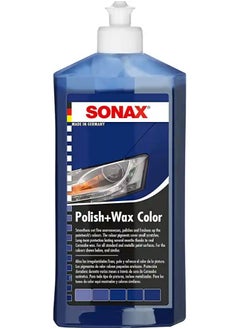 Buy SONAX Polish & wax color NanoPro colour blue 500ml (296200) in Egypt