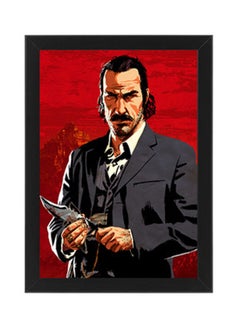 اشتري Dutch Van Der Linde Red Dead Redemption 2 Wall Art Poster Frame في مصر