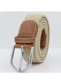 Buy Mens Knitted Elastic Canvas Belt Breathable Casual10 10 in Saudi Arabia