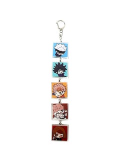اشتري Anime Jujutsu Kaisen Cosplay Funny Long Keychain Gojo Satoru Geto Suguru Bag Pendant Fan Collection Props في الامارات