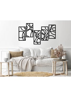 Buy Geometric Sticker wall decal 60x150 Black in Egypt