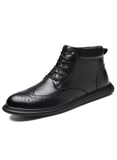 اشتري New Men's Casual Leather Boots في الامارات