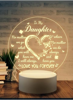 Buy Daughter Birthday Gift Ideas Daughter Gifts from Daughters Night Light  Birthday Gifts for Daughters from Daughters Back to School Gifts for Daughter Wedding Gifts for Daughter in Saudi Arabia