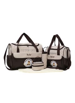 اشتري 5-Piece Diaper Tote Nappy Bag Set في الامارات