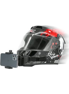 اشتري Helmet Chin Mount for Mobile Phone and GoPro, Motorcycle Strap Holder for iPhone Samsung في السعودية