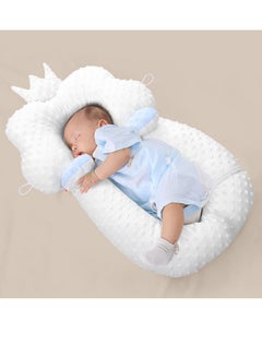 Buy Baby Head Shaping Pillow, Sleep Shaping Newborn Pillow and Neck Support Baby Memory Foam Pillow with Adjustable Height Breathable in Saudi Arabia
