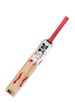 Buy Kashmir Willow Bravo Cricket Bat for Light/Hard Tennis Ball with Cover- Red in Saudi Arabia