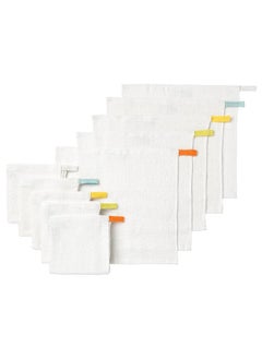 Buy Washcloth, White, 30X30 Cm in Saudi Arabia