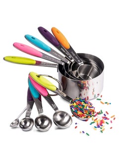 Buy Stainless Steel Measuring Cups & Measuring Spoons Set in Saudi Arabia