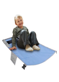 اشتري Toddler Travel Bed, Portable Travel Foot Rest Hammock for Flights, Kids Bed Airplane Seat Extender في السعودية