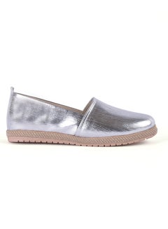 Buy BN-100 Ballerina Flat Leather Color Silver in Egypt
