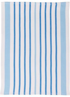 Buy Multi-Purpose Towel Set Of 3 Pcs 100% Cotton 50 x 70  cm-Blue in Egypt