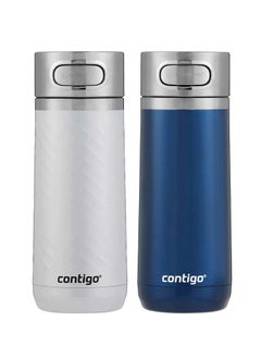 Buy Contigo Luxe Autoseal Spill proof Travel Mug 2 pack, 414ml, 14 oz. in UAE