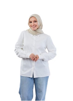 اشتري Basic Chemise Off White For Women في مصر