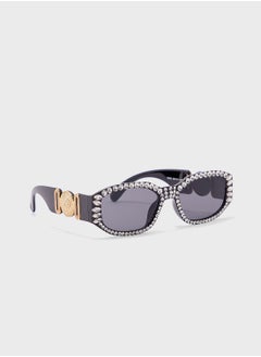 Buy Jewelled Oval Sunglasses in UAE