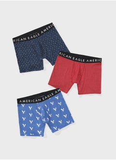 Buy 3 Pack Logo Band Trunks in UAE