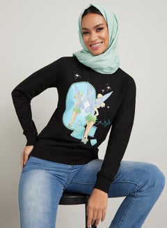 Buy Tinker Bell Print Regular Length Sweatshirt in Saudi Arabia