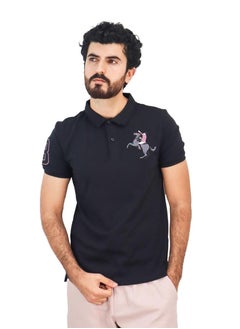 Buy Men's Napoleon Polo - Black in Saudi Arabia