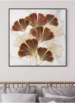 Buy Gold Brown Canvas Framed Wall Art in UAE