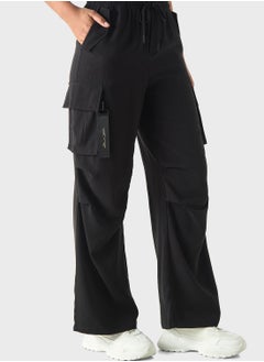 اشتري Wide Leg Pocket Detail Pants في الامارات