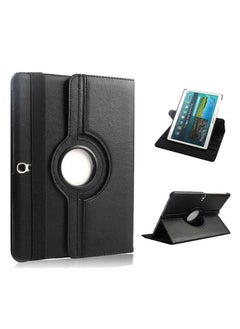 Buy Case for Samsung Galaxy Tab S 10.5 inch 2014 (SM-T800 SM-T805) - 360 Degree Rotating Stand Case Full Protective Smart Cover (Black) in UAE