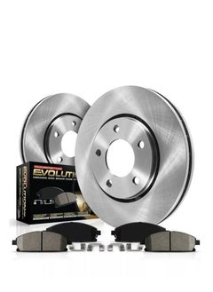 Buy POWERSTOP Front Brake Kit, Carbon Fiber Ceramic lexus ES300h - ES350 Camry Avalon in UAE