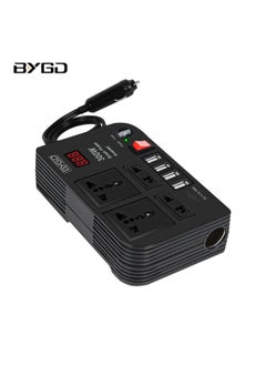 اشتري 300W Power Inverter DC 12V to AC 220V Wave Inverter Converter Outlets 4 USB Charging Universal Adapter Inverter for Home/ca H0I2 في الامارات