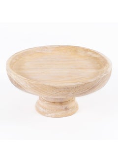 Buy Ben Decorative Tray, Natural - 30x14.5 cm in UAE