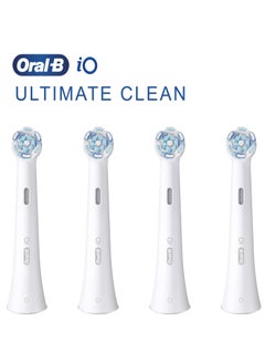 Buy 4-Piece iO Ultimate Clean Electric Toothbrush Replacement Heads With Twisted & Angled Bristles in UAE