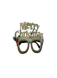 Buy Merry Christmas glasses gold in Egypt