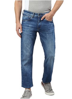 Buy Towel Washed Slim Fit Jeans in UAE