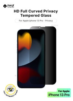 Buy HD Full Screen Privacy Screen Protector For Apple iPhone 13 Pro - Black in Saudi Arabia