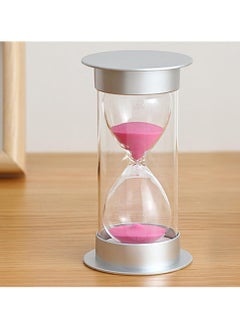 Buy Sand Timers 30 Minutes Hourglass Creative Vintage Gift for Home Office Kitchen Decoration (Silver/Pink, 30 min) in UAE